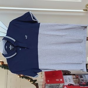 Hollister polo shirt - Size M - blue and gray
